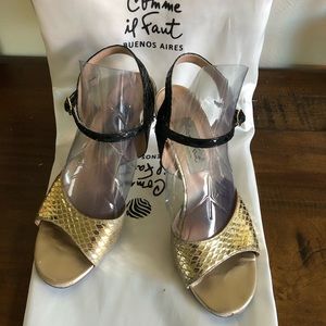 Comme il fault Tango shoes 3” Heels Size 37